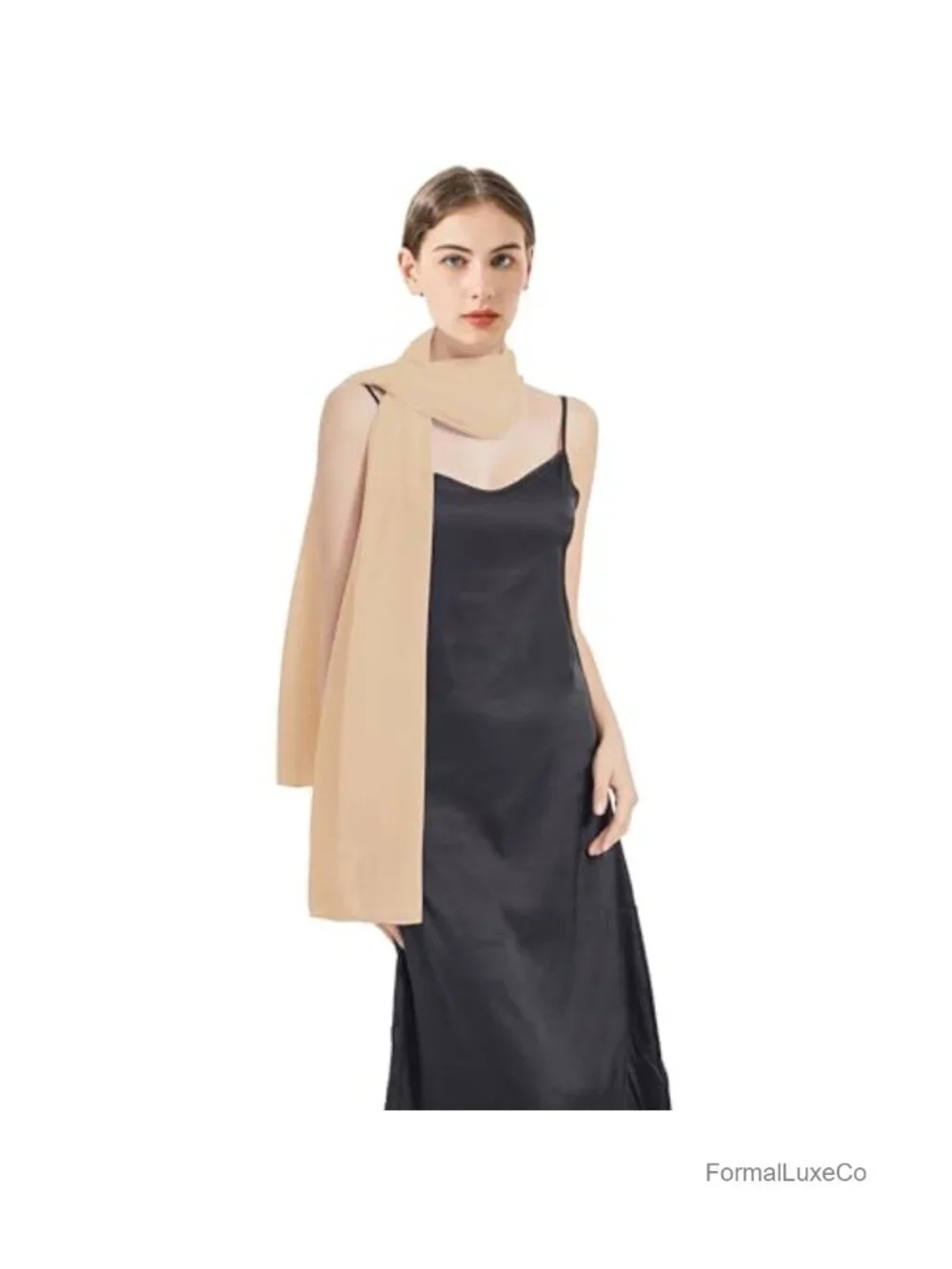 Chiffon Shawls and Wraps Lightweight Scarf for Evening Dresses Wedding Formal